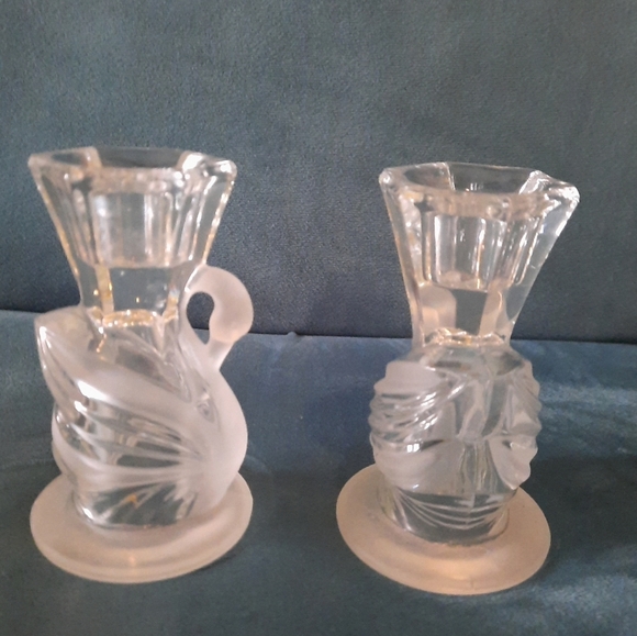 PartyLite White Candle Holders with Elegant Accents - Picture 8 of 11